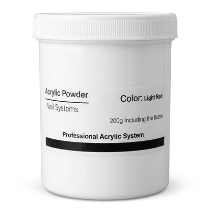 Professional Nails Acrylic Powder Nail Systems Light Red 200g