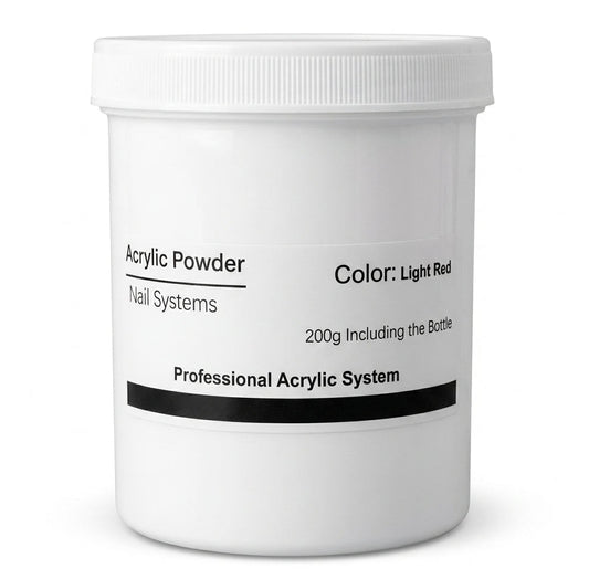 Professional Nails Acrylic Powder Nail Systems Light Red 200g