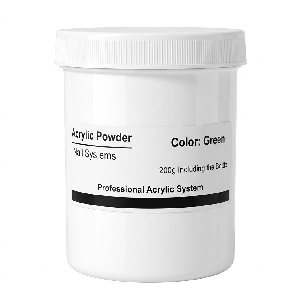 Professional Nails Acrylic Powder Nail Systems Green 200g