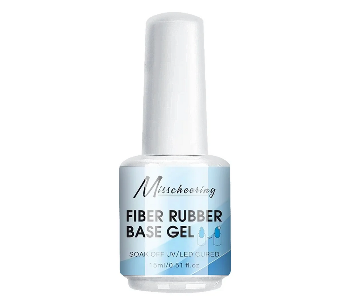 Professional Nails Cracked Nail Repair Fiber Rubber Base Gel 15ml