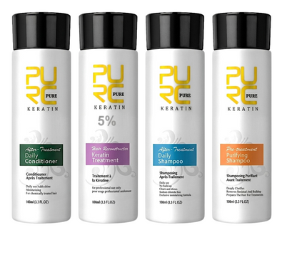 Purc Brazilian Keratin Treatment 100ml Kit Formula 5%