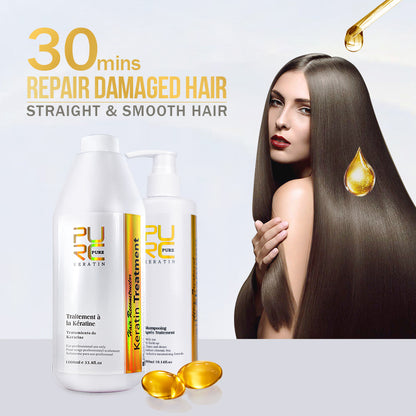 Purc Brazilian Keratin Treatment Very Resistant Hair 1000ml Formula 12%