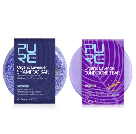 Purc Organic Lavender Shampoo and Conditioner Bar 60g