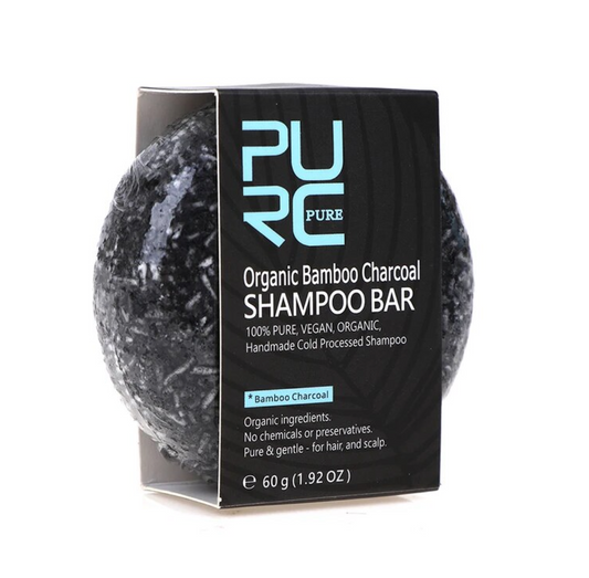 Purc Organic Pure Bamboo Charcoal Shampoo Bar 60g