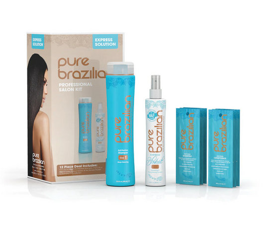 Pure Brazilian Express Blowout & Shampoo Stylist Starter Kit
