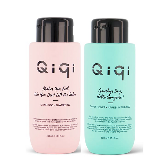 Qiqi Makes You Feel Shampoo and Hello Gorgeous Conditioner 300ml Duo
