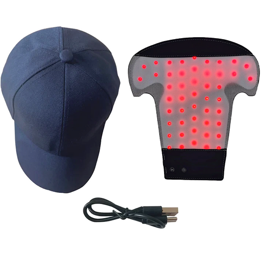 Red and Blue Light Therapy Hair Growth Head Cap