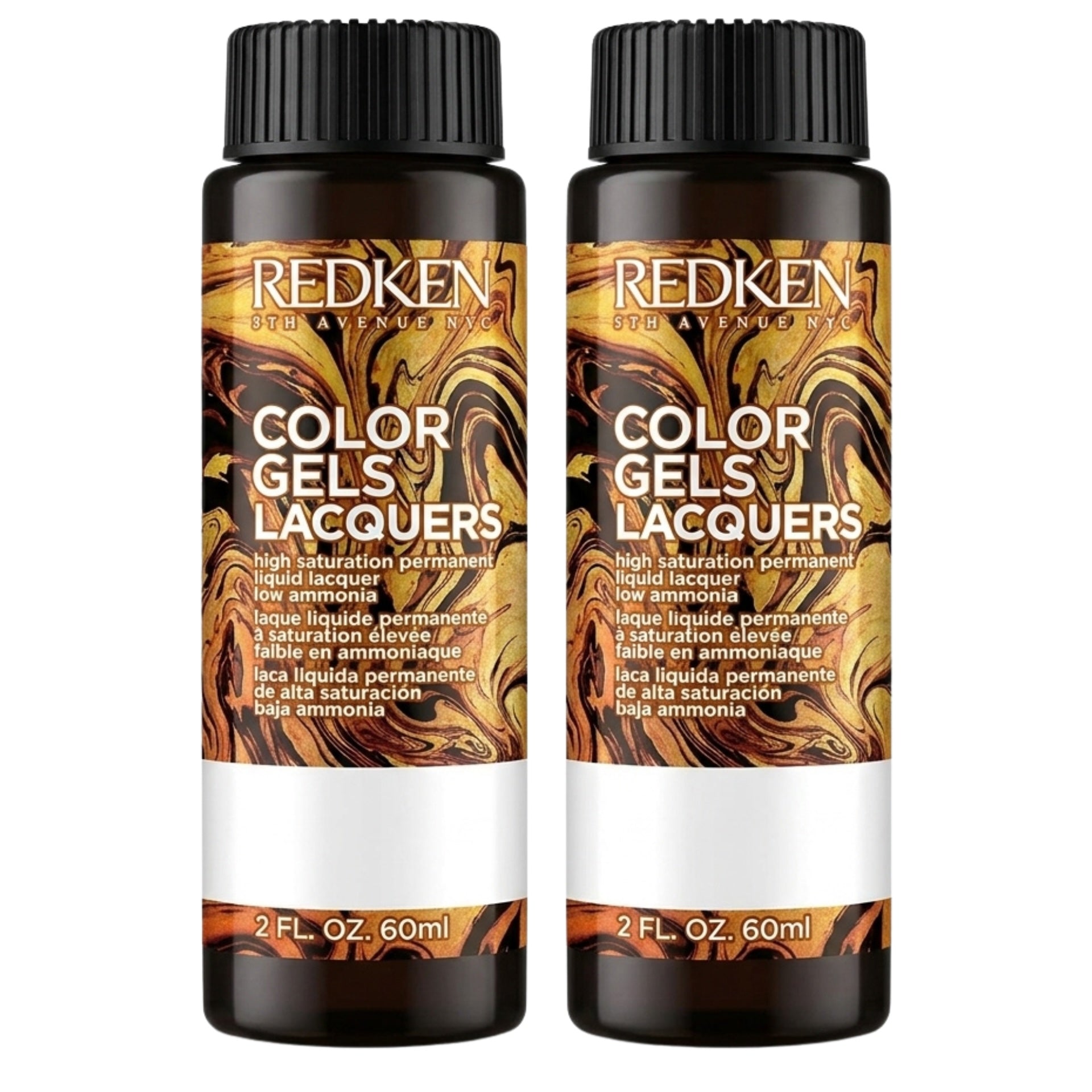 Redken Color Gels Lacquers Permanent Liquid Hair Colour 60ml Duo