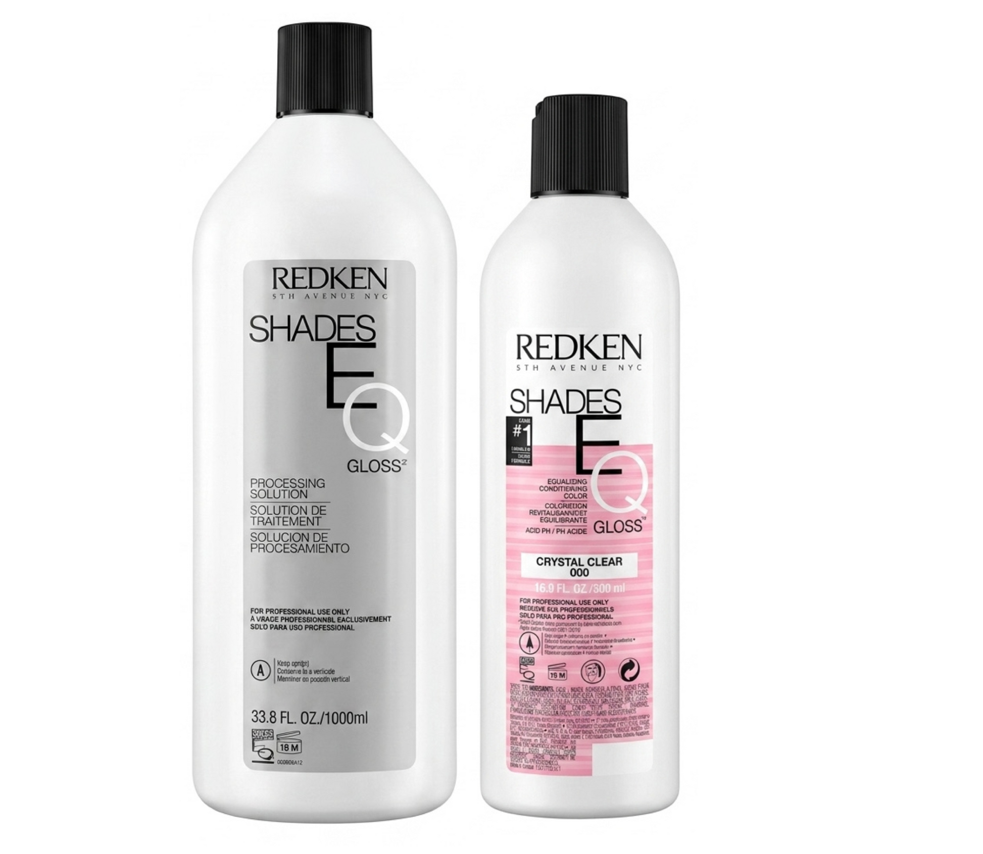 Redken Shades EQ Crystal Clear and Procession Solution Duo