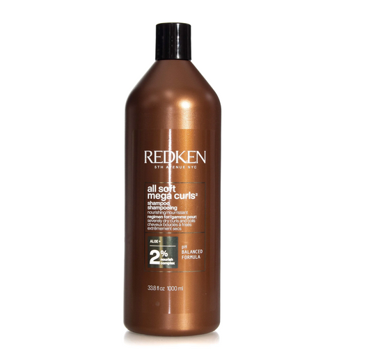Redken All Soft Mega Curls Aloe Vera Shampoo 1000ml