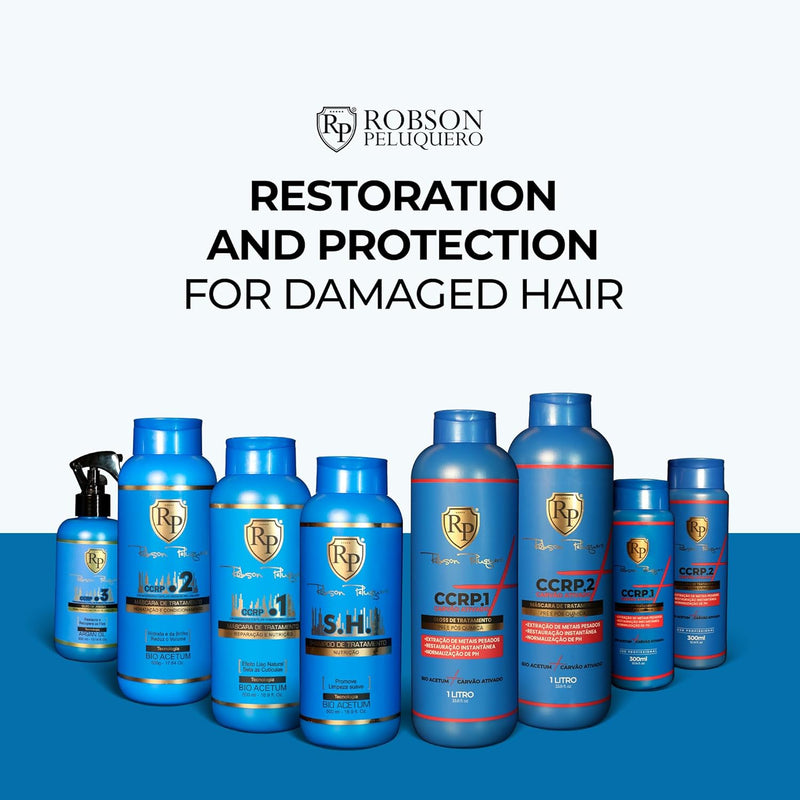 Robson Peluquero CCRP 4 Steps Professional Hair Reconstruction (4pc)