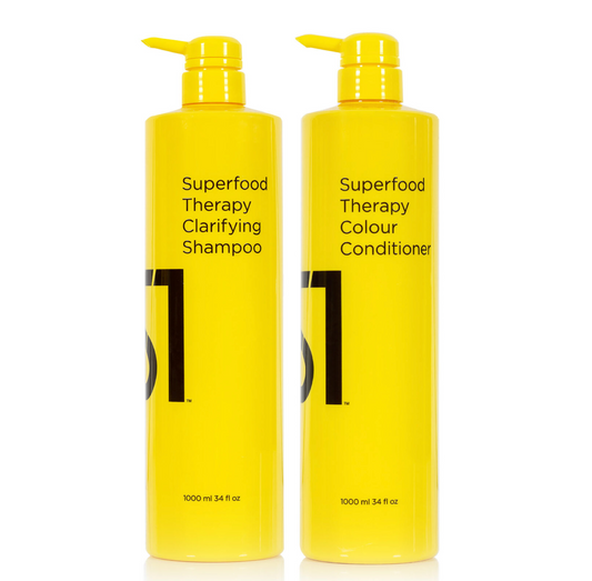 S1 Superfood Therapy Clarifying Shampoo and Coloured Conditioner 1000ml