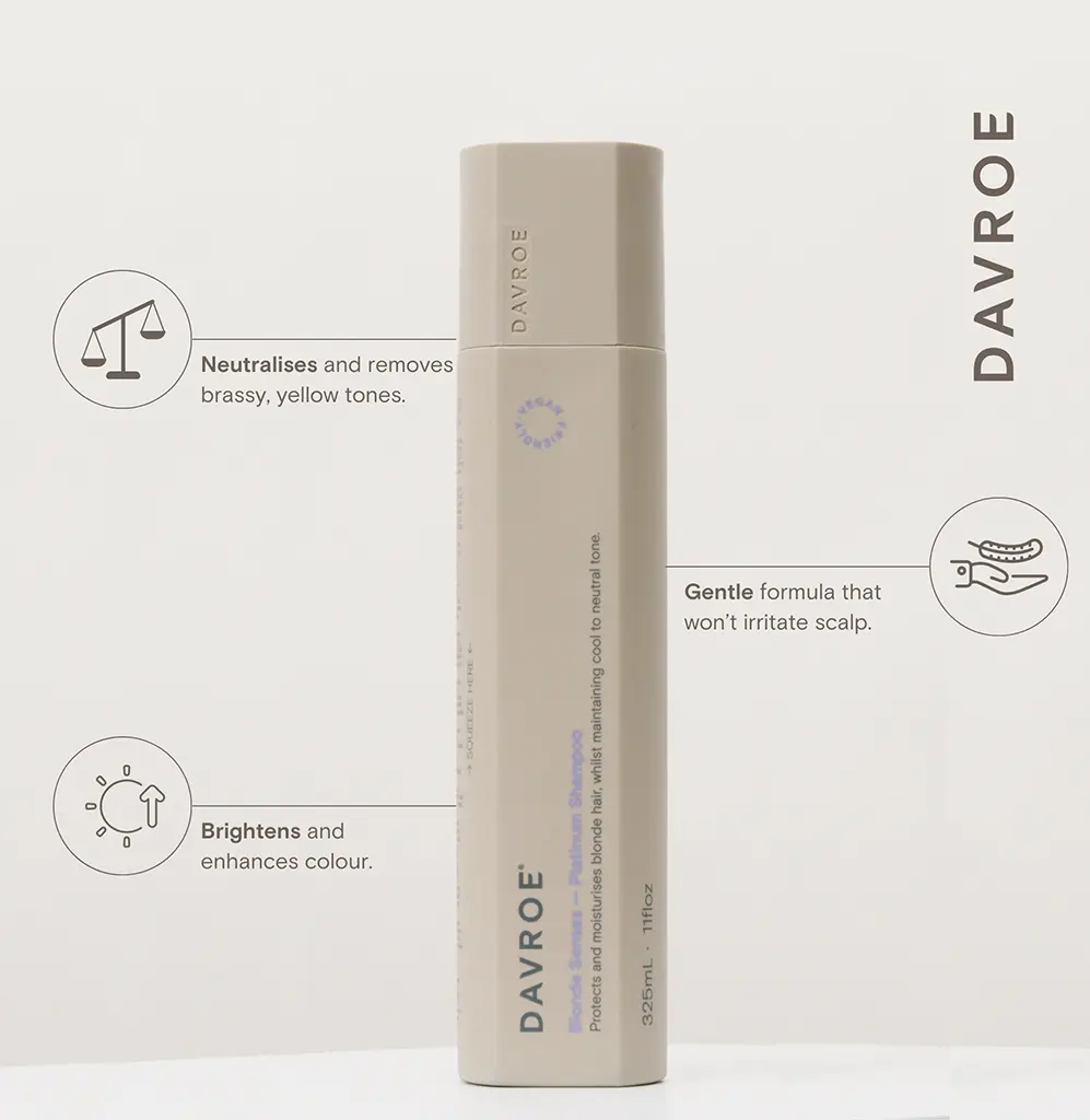 Davroe Blonde Senses Platinum Shampoo and Conditioner 1000ml