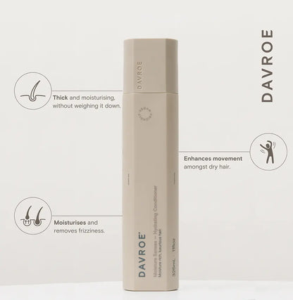 Davroe Moisture Senses Hydrating Shampoo and Conditioner 1000ml