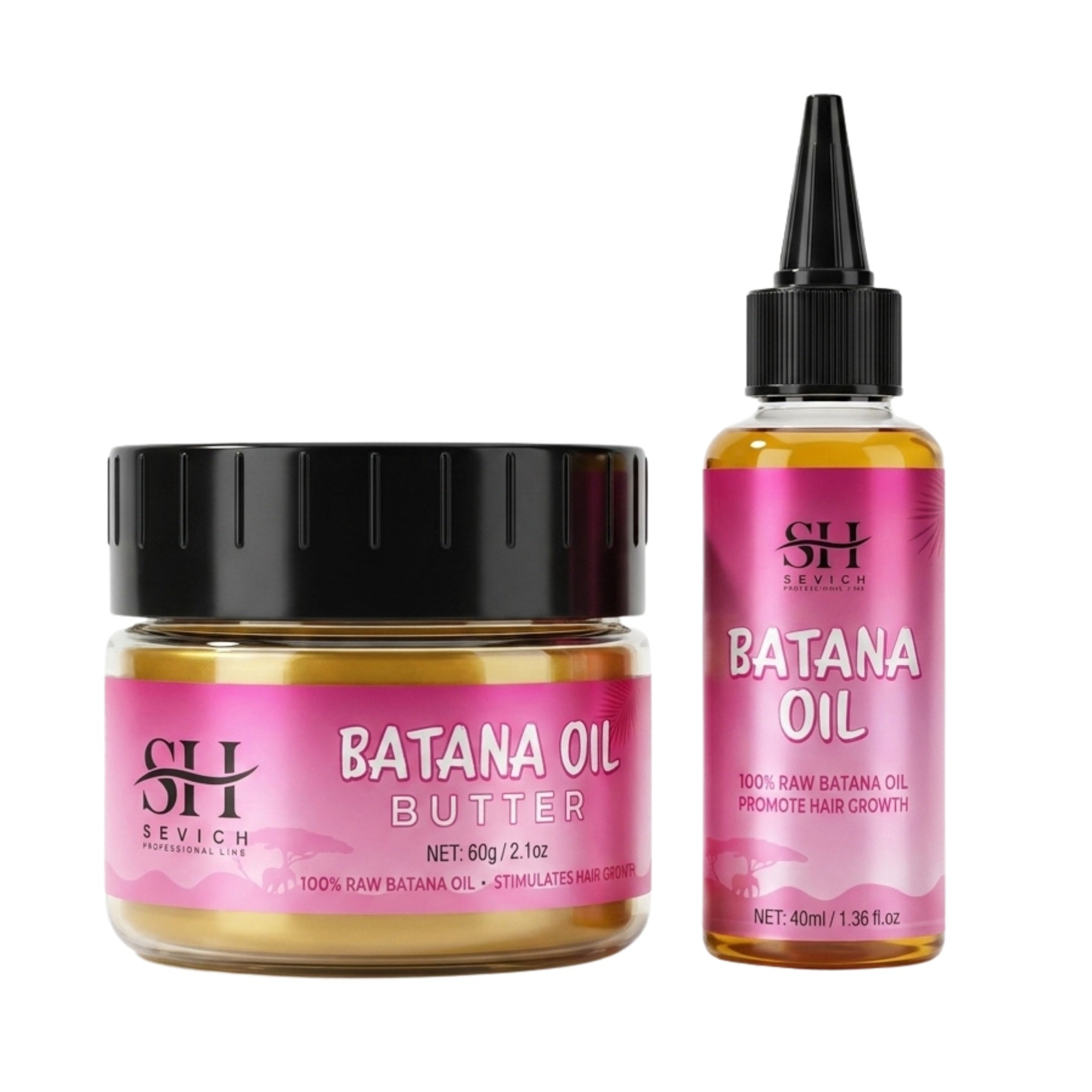 Sevich 100% Batana Hair Growth Hair Oil and Butter Duo