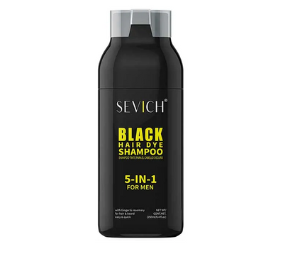 Sevich Black Hair Dye Shampoo 5 In 1 For Men 250ml