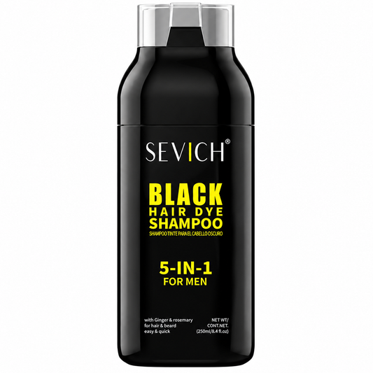 Sevich Black Hair Dye Shampoo 5 In 1 For Men 250ml