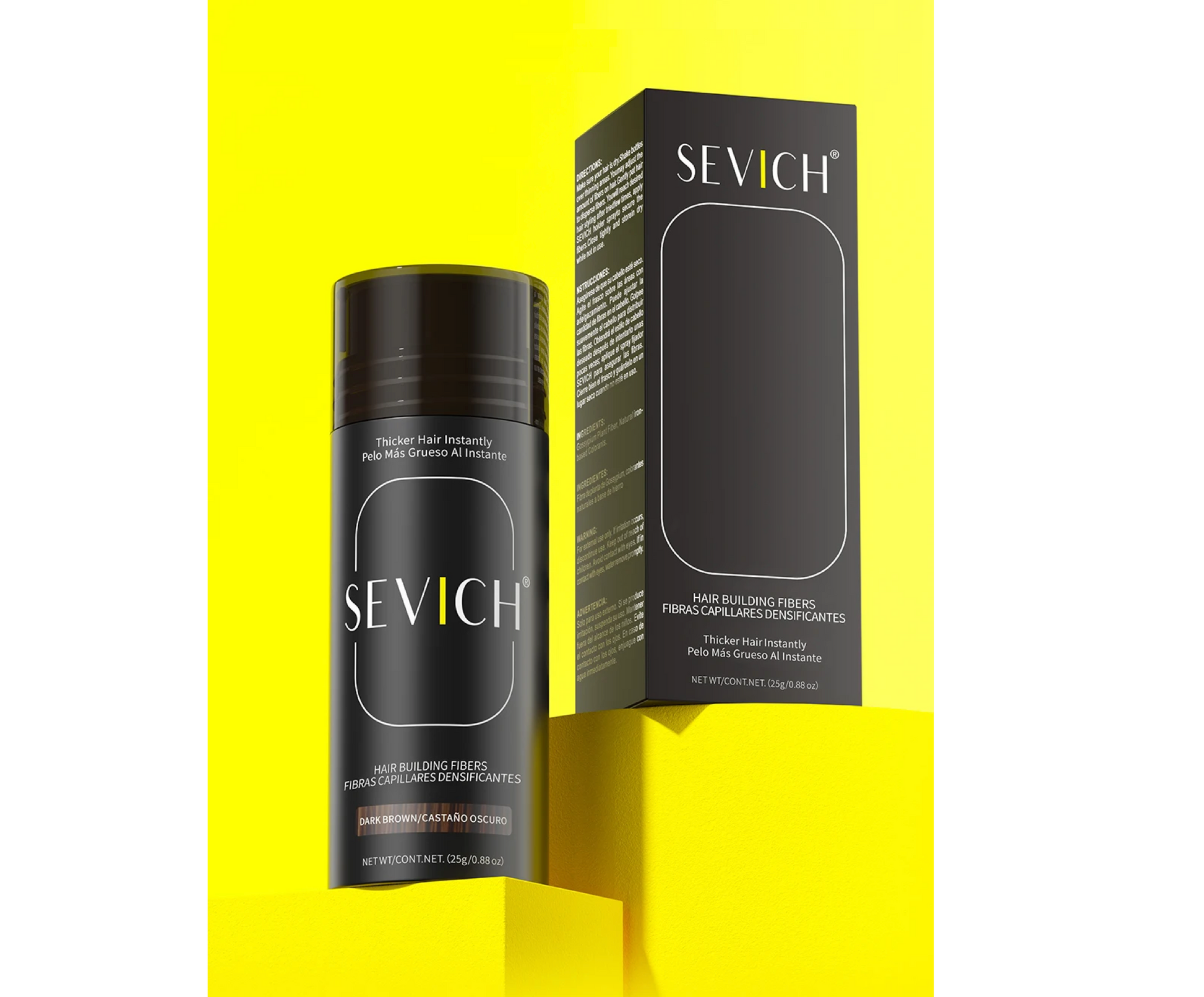 Sevich Hair building Fibers Covers Hair Loss 25g