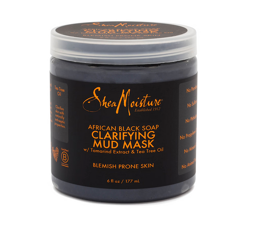 Shea Moisture African Black Soap Clarifying Mud Mask 177ml