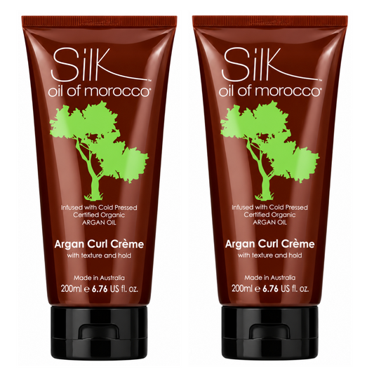 Silk Oil of Morocco Argan Curl Creme 200ml (2pc)