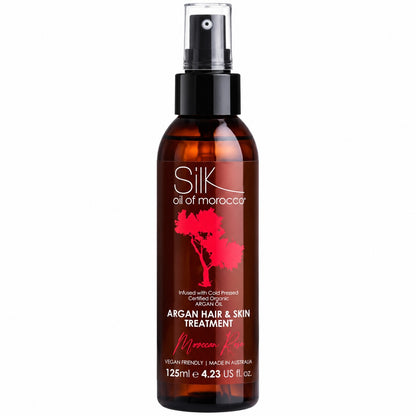 Silk Oil of Morocco Argan Hair & Skin Treatment Moroccan Rose 125ml