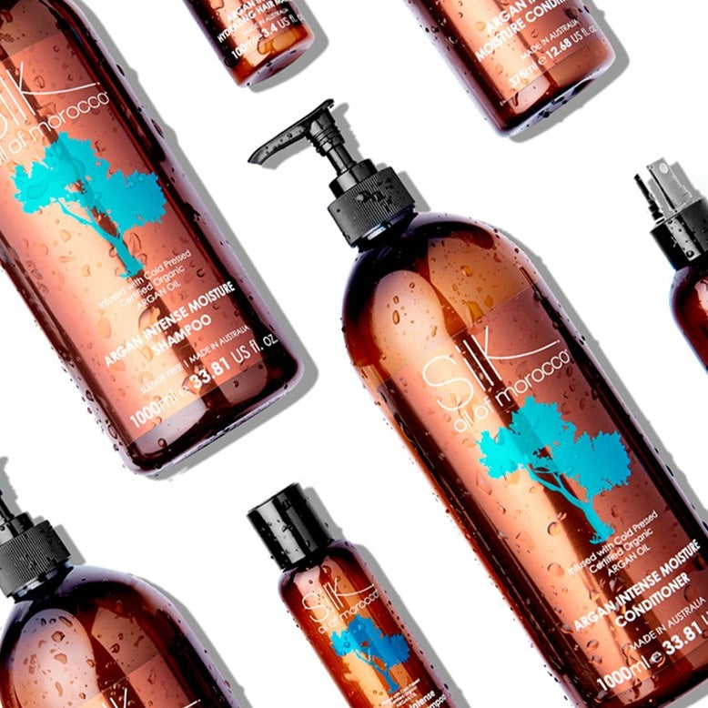 Silk Oil of Morocco Argan Intense Moisture Shampoo and Conditioner 1000ml