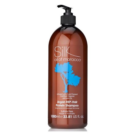 Silk Oil of Morocco Argan Rep Hair Protein Shampoo 1000ml