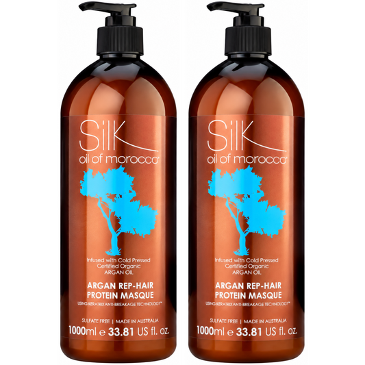 Silk Oil of Morocco Argan Rep Hair Protein Masque 1000ml