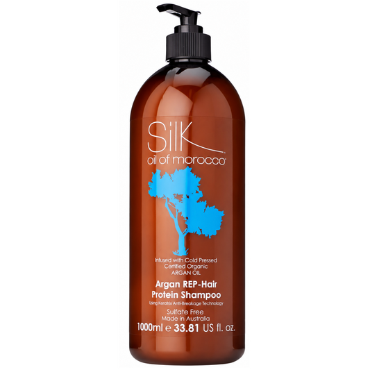 Silk Oil of Morocco Argan Rep Hair Protein Shampoo 1000ml