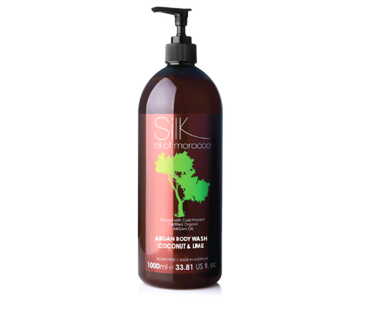 Silk Oil of Morocco Coconut and Lime Argan Body Wash 1000ml
