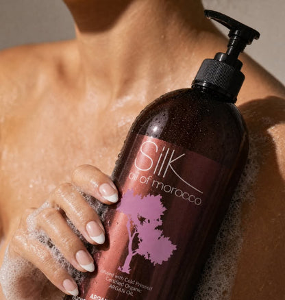 Silk Oil of Morocco Frangipani Argan Body Wash 1000ml