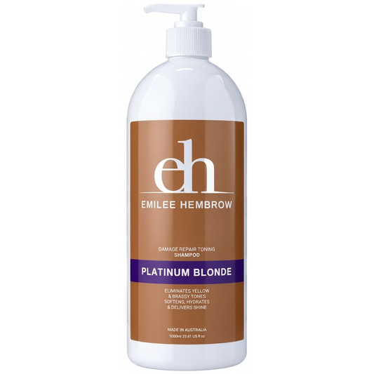 Silk Oil of Morocco Platinum Blonde Purple Toning Shampoo 1000ml