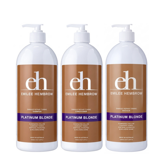 Silk Oil of Morocco Platinum Blonde Shampoo and Conditioner 1000ml + Masque (3pc)