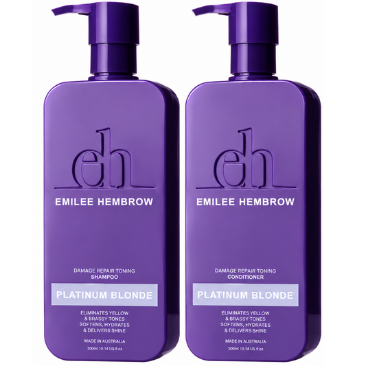 Silk Oil of Morocco Platinum Blonde Shampoo and Conditioner 300ml