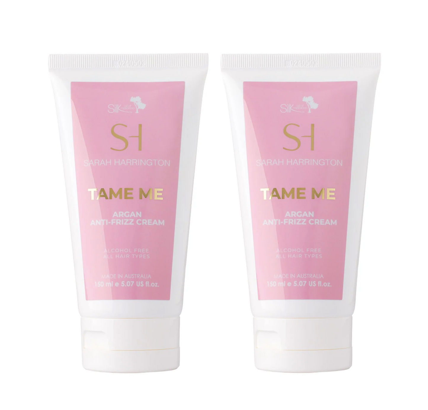 Silk Oil of Morocco Tame Me Argan Anti Frizz Cream 150ml (2pc)
