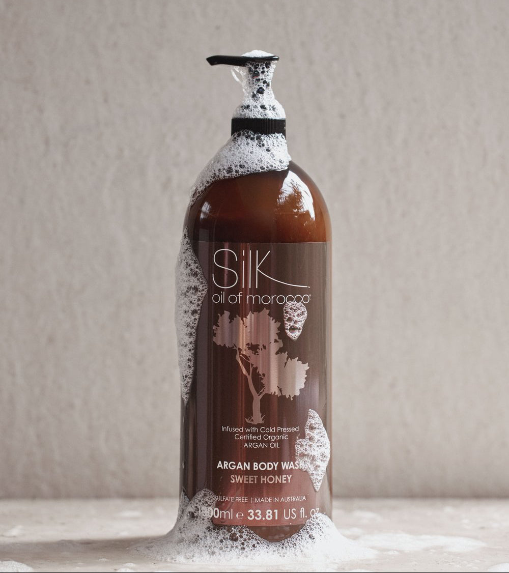 Silk Oil of Morocco Sweet Honey Argan Body Wash 1000ml