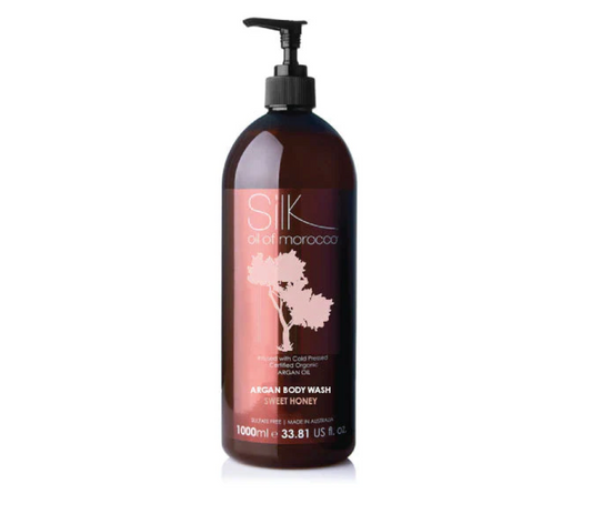 Silk Oil of Morocco Sweet Honey Argan Body Wash 1000ml