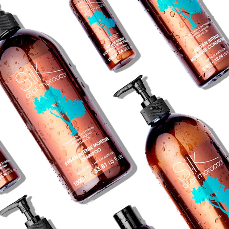 Silk Oil of Morocco Argan Intense Moisture Shampoo and Conditioner 375ml