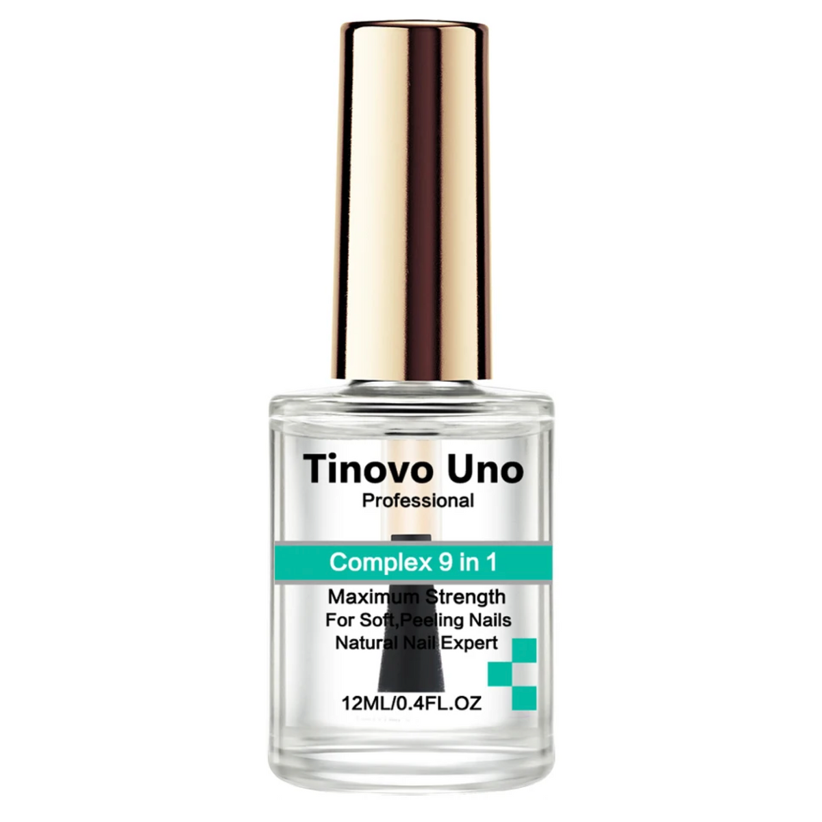 Tinovo Uno 9 In 1 Maximum Strength Nail Strengthener 12ml