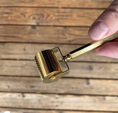Titanium Gold Hair Growth Roller Microneedling Luxury For Hair and Skin