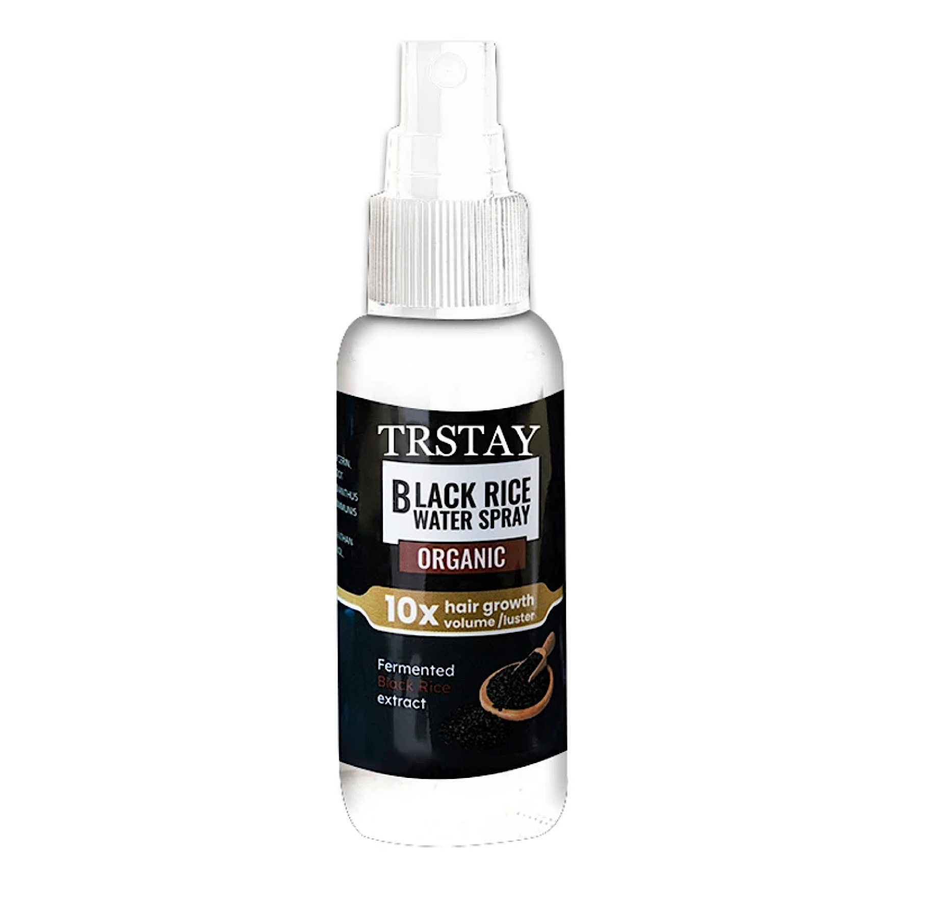 Trstay Black Rice Water Spray Organic 10x Hair Growth Serum 50ml