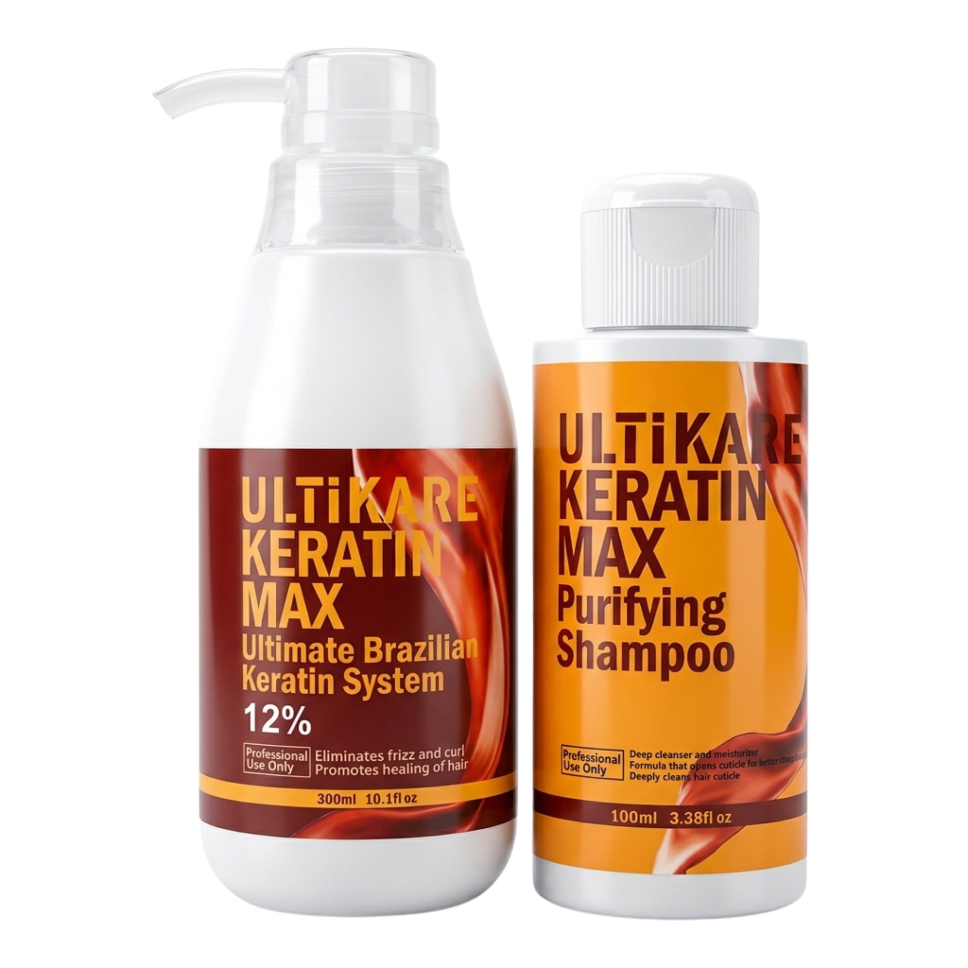 Ultikare Keratin Max Ultimate Brazilian Treatment and Shampoo (2pc)