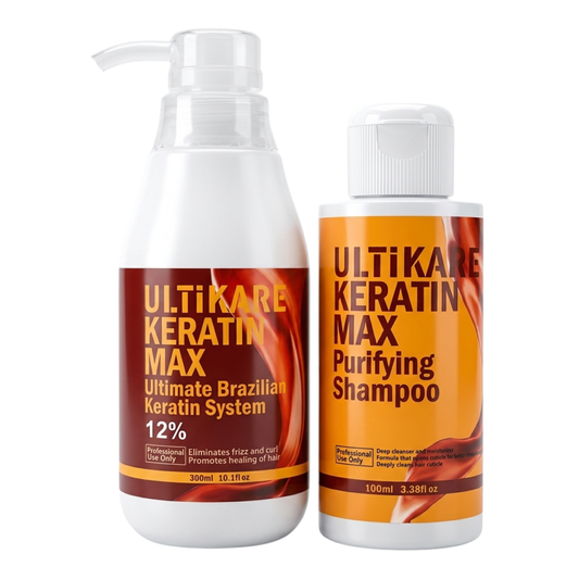 Ultikare Keratin Max Ultimate Brazilian Treatment and Shampoo (2pc)