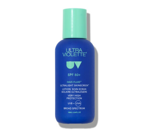 Ultra Violette Fave Fluid SPF50+ Ultralight Skinscreen UVB & UVA 75ml