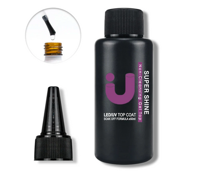Uno Thick and Strong Rubber Base Nail Gel 50ml super shine