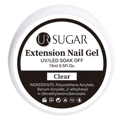 Ur Sugar Extension Nail Milky Color Gel Extension Clear 15ml