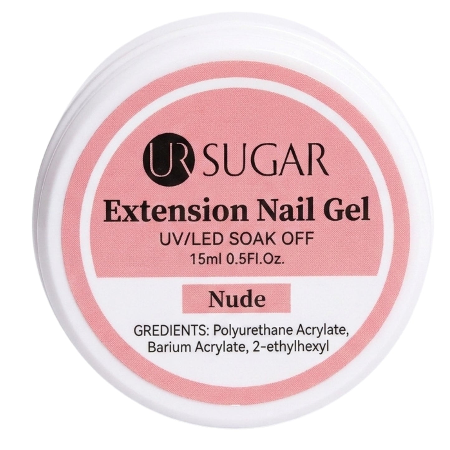 Ur Sugar Extension Nail Milky Color Gel Extension Nude 15ml