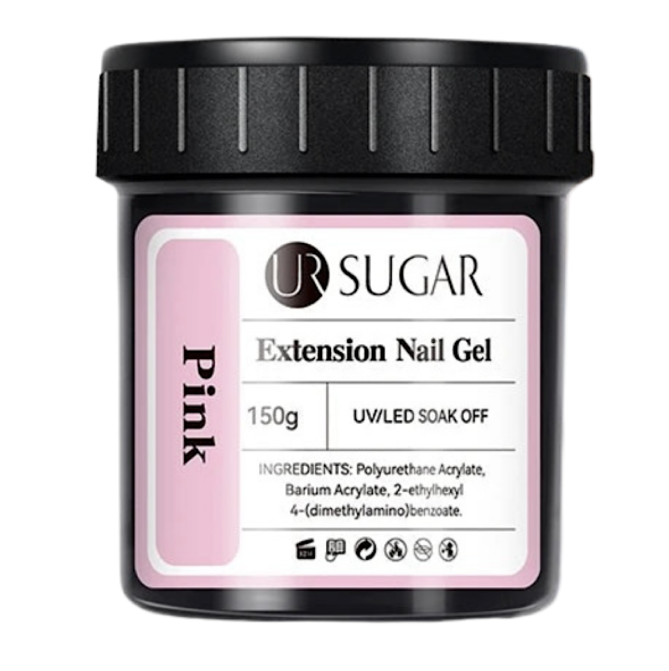 Ur Sugar Extension Nail Milky Color Gel Extension Pink 150g