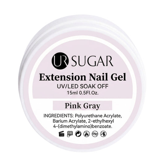 Ur Sugar Extension Nail Milky Color Gel Extension Pink Gray 15ml