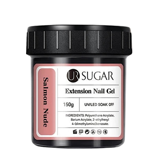 Ur Sugar Extension Nail Milky Color Gel Extension Salmon Nude 150g